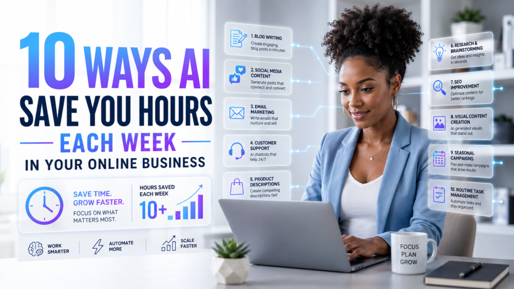 10 Ways AI Can Save You Hours Each Week In Your Online Business