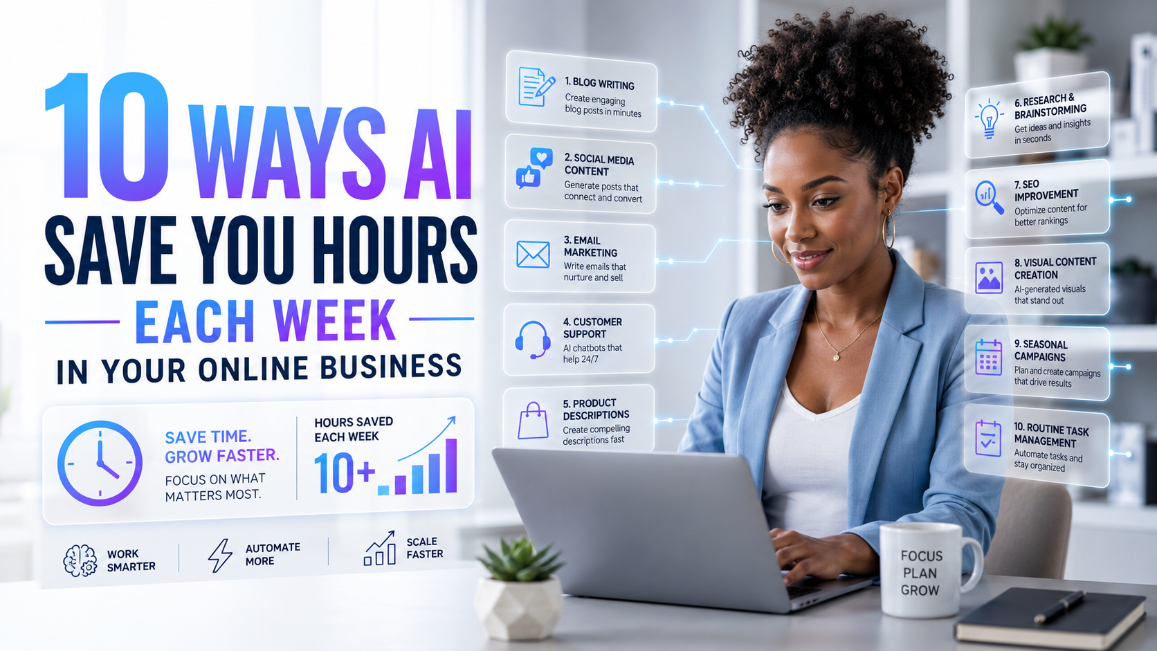 10 Ways AI Can Save You Hours Each Week In Your Online Business