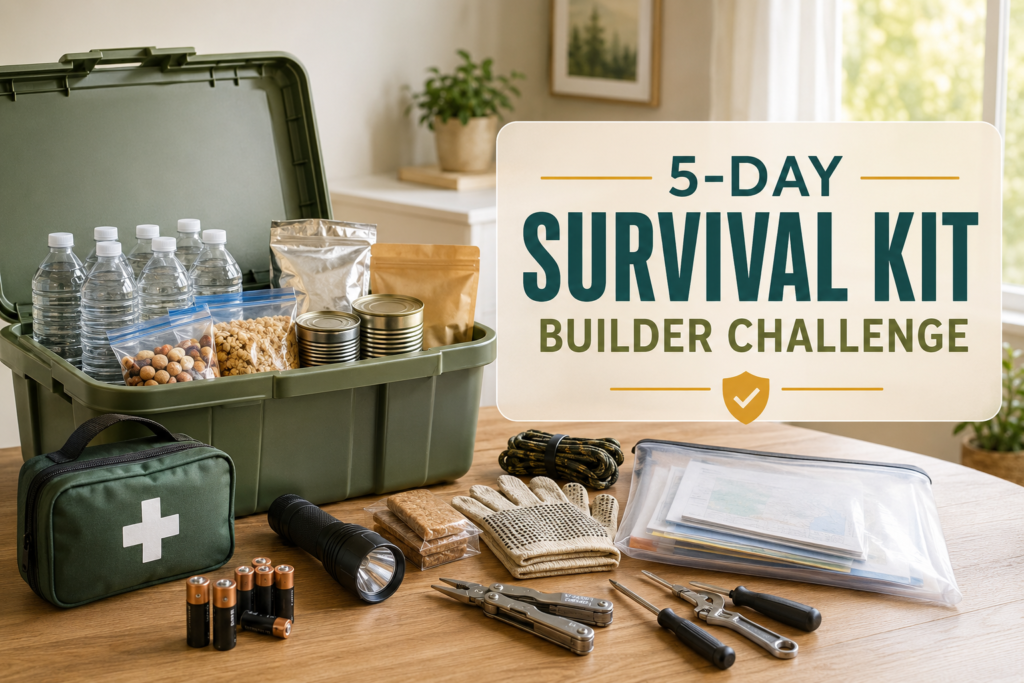 5-Day Survival Kit Builder Challenge Image