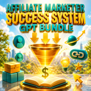 Want to grow your affiliate business with AI on your side? The Affiliate Marketer Success System gives you five powerful GPTs designed to help you build funnels, write reviews, attract traffic, and understand your audience better.