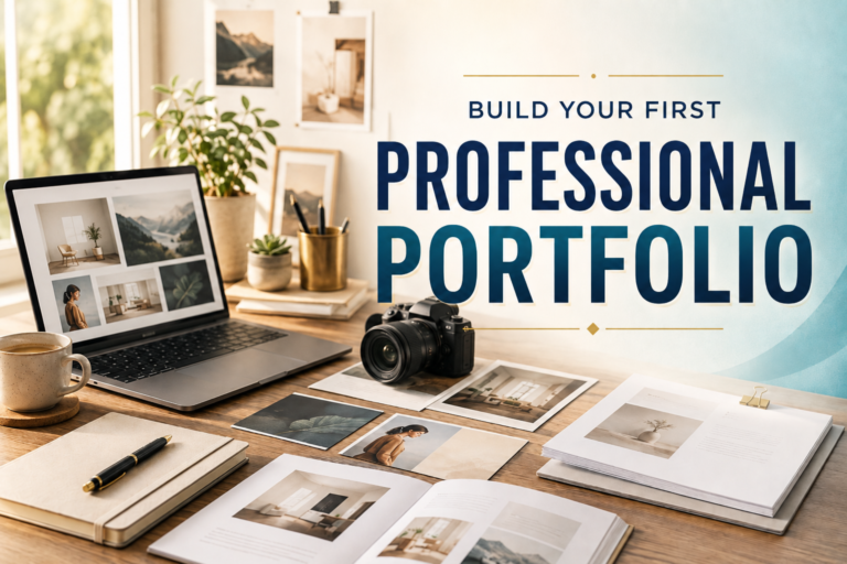 Build Your First Professional Portfolio challenge Image