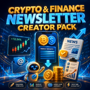 Crypto & Finance Newsletter Creator Pack – 3 GPTs