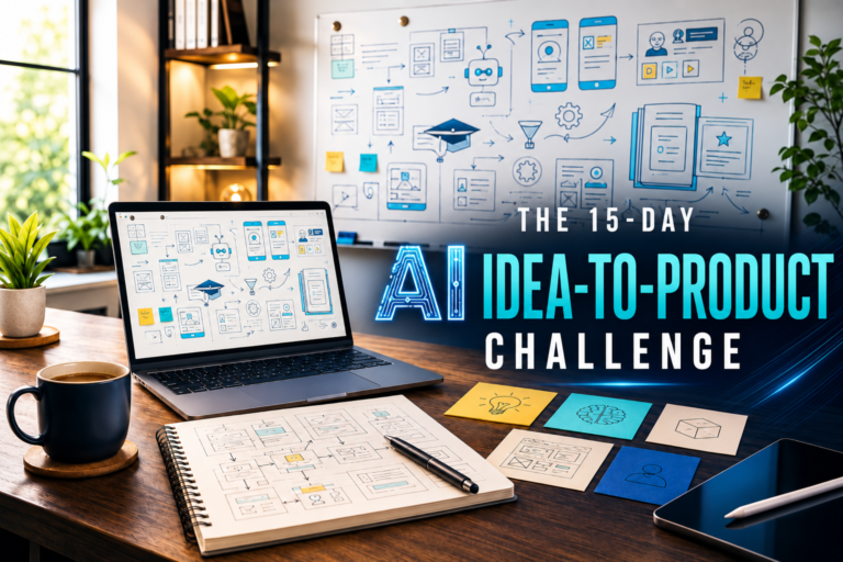 The 15-Day AI Idea-to-Product Challenge Image