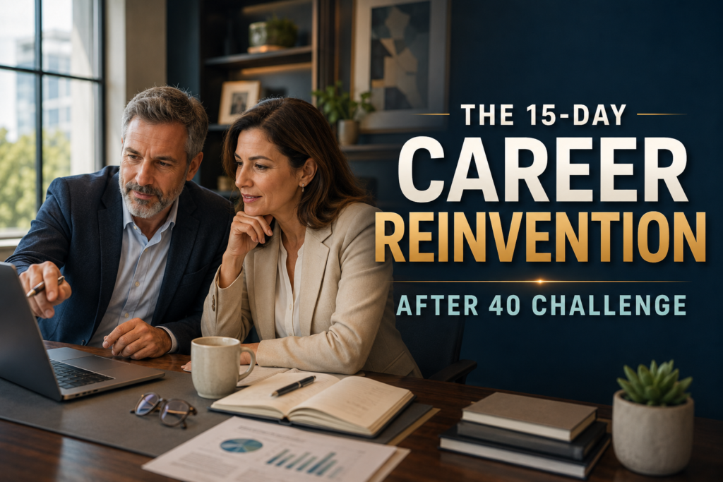 The 15-Day Career Reinvention After 40 Challenge