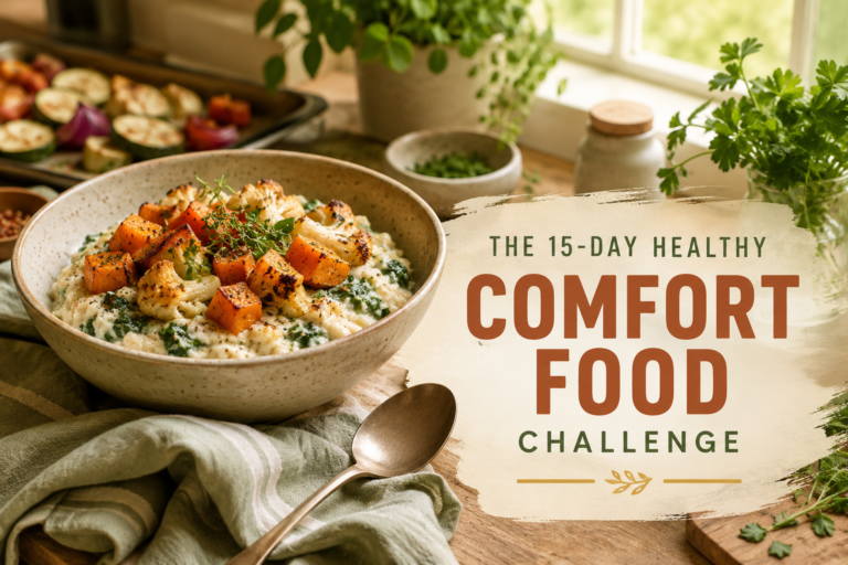 The 15-Day Healthy Comfort Food Challenge Image