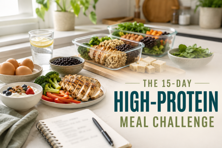 The 15-Day High-Protein Meal Challenge Image