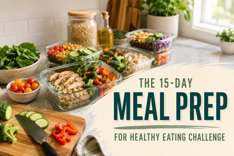 The 15-Day Meal Prep for Healthy Eating Challenge Image