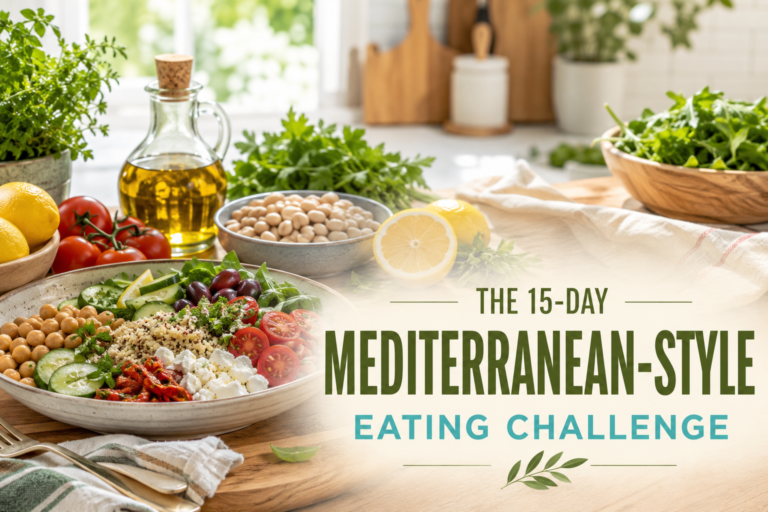 The 15-Day Mediterranean-Style Eating Challenge Image