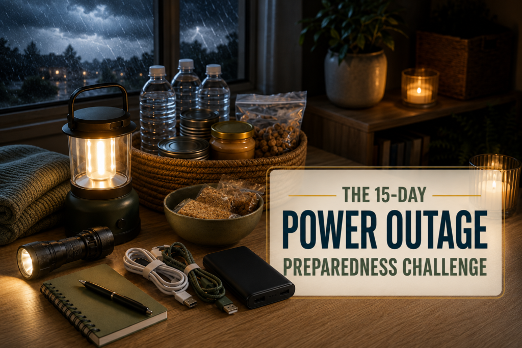 The 15-Day Power Outage Preparedness Challenge Image