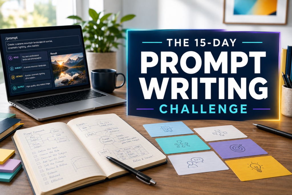 The 15-Day Prompt Writing Challenge Image