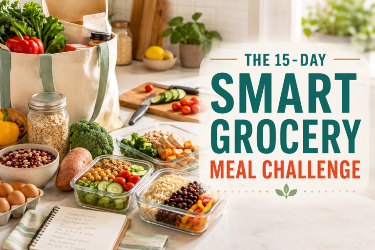 The 15-Day Smart Grocery Meal Challenge Image