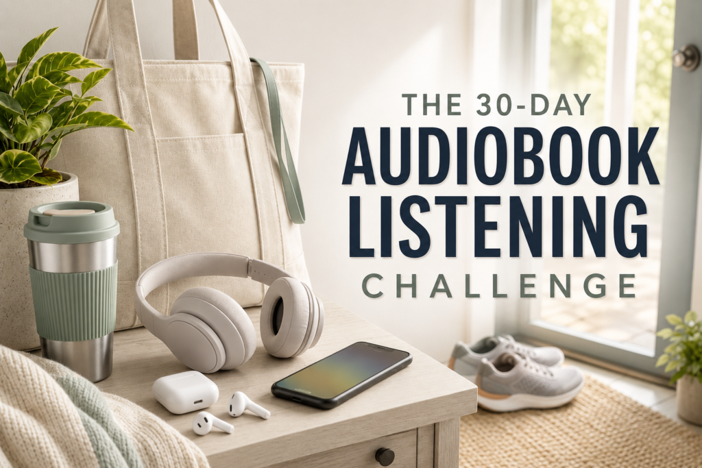 The 30-Day Audiobook Listening Challenge Image