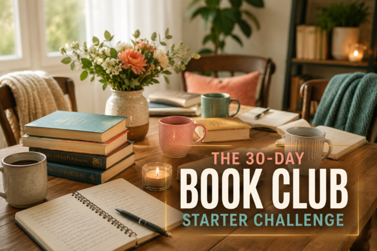 The 30-Day Book Club Starter Challenge Image