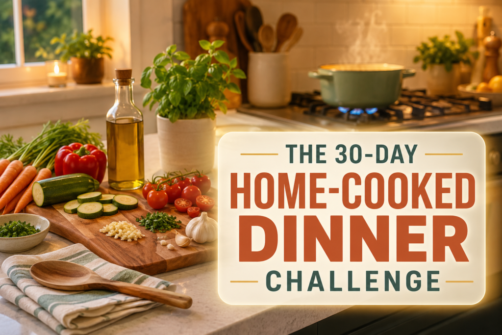 The 30-Day Home-Cooked Dinner Challenge Image