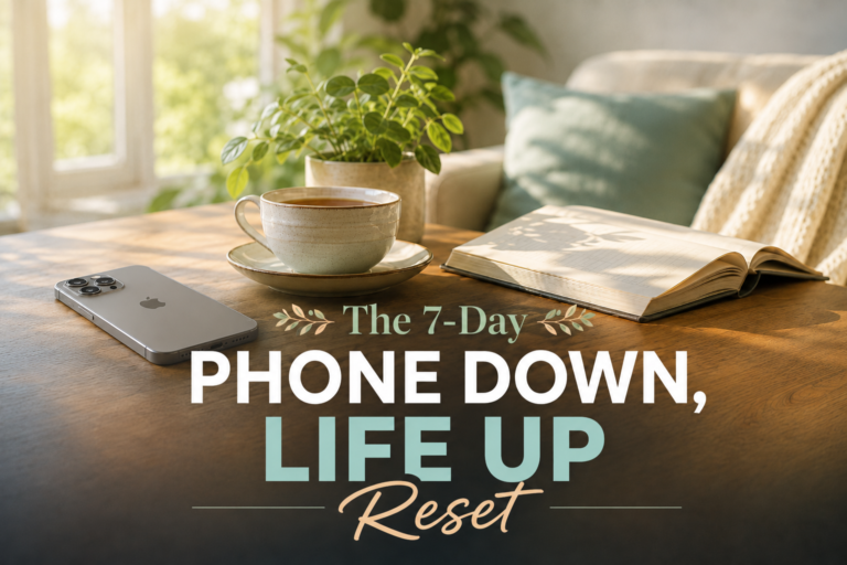 The 7-Day "Phone Down, Life Up" Reset"