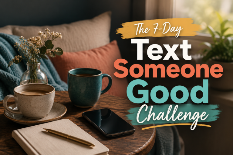 The 7-Day "Text Someone Good" Challenge