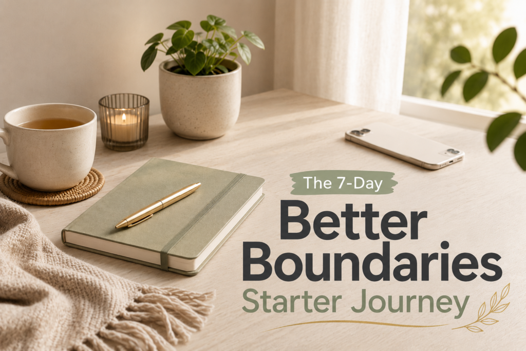 The 7-Day Better Boundaries Starter Journey