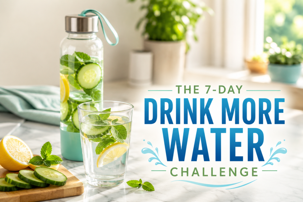 The 7-Day Drink More Water Challenge Image