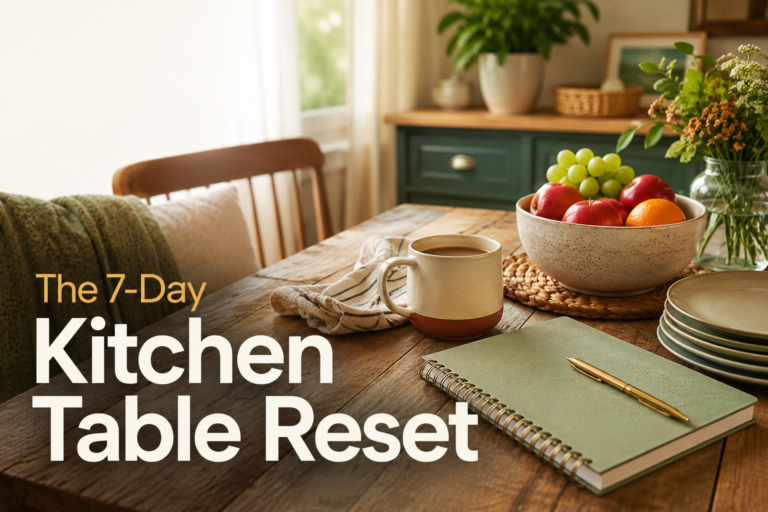 The 7-Day Kitchen Table Reset