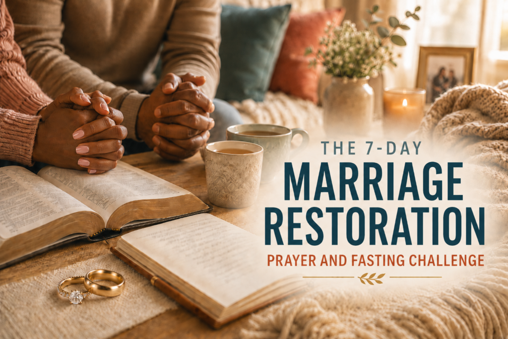 The 7-Day Marriage Restoration Prayer and Fasting Challenge Image