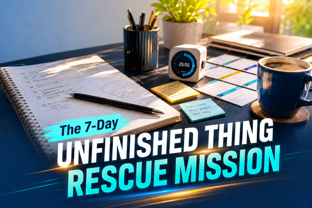 The 7-Day Unfinished Thing Rescue Mission