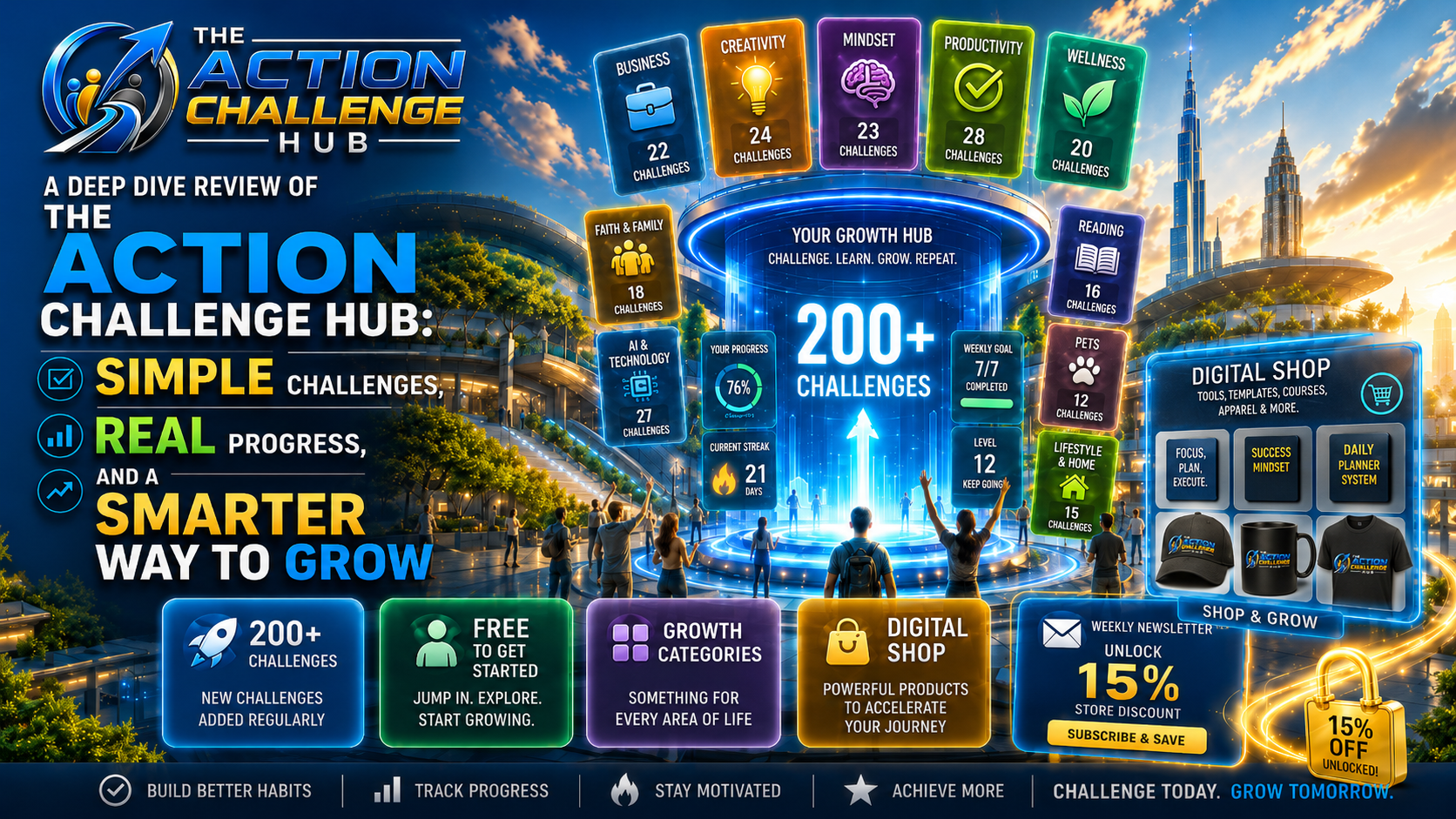 The Action Challenge Hub- Simple Challenges, Real Progress, and a Smarter Way to Grow